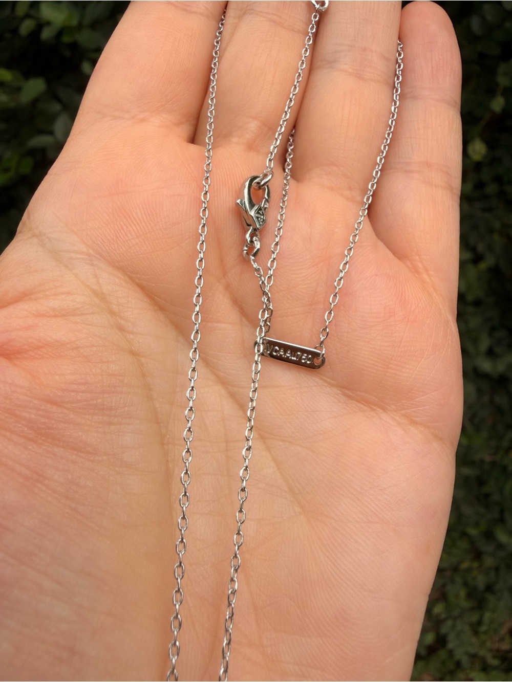Necklaces Black Clover Pendant Necklace in Silver - Picture 4 of 5